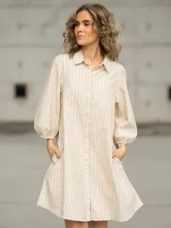MOSS COPENHAGEN Annabeth 3/4 Shirt Dress