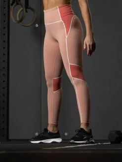 Reebok TS Lux High Rise Tight Colorblocked